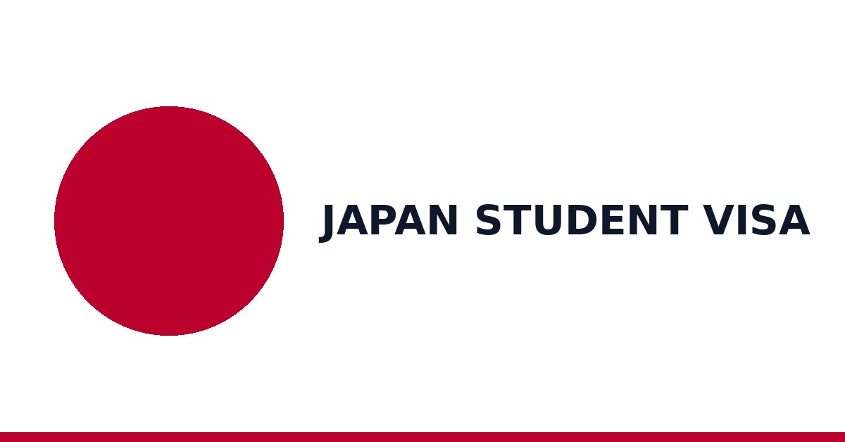 Japan student visa